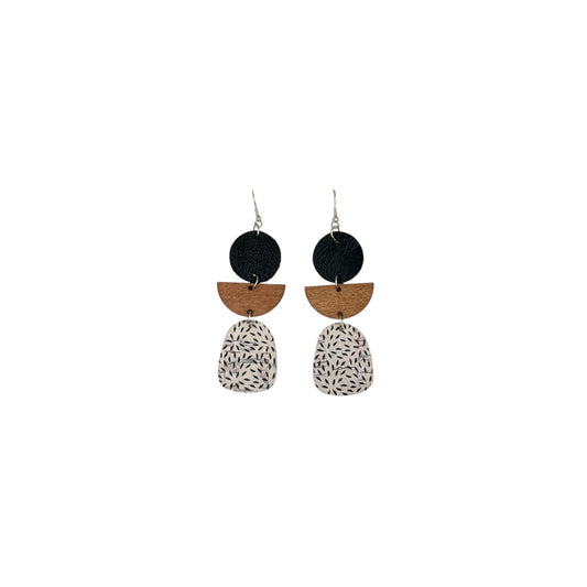 Boucle d'oreilles bois promo sur toute la collection 3 paires 10€ "faites votre choix"